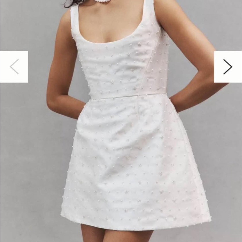 Anthropologie Watters Obsessed Scoop A-Line Mini Dress *Altered